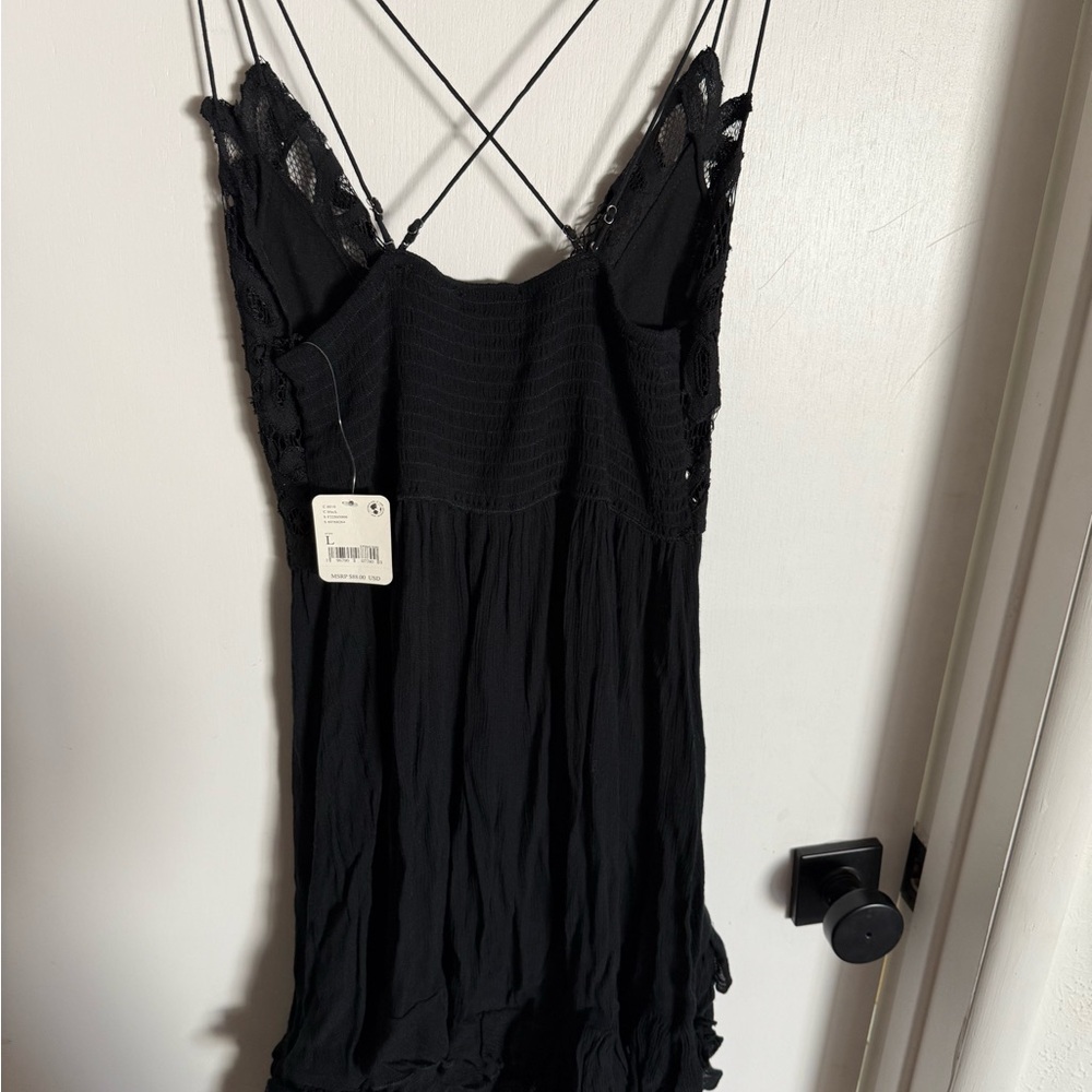 Free People Black Adella Dress - Picture 2 of 8